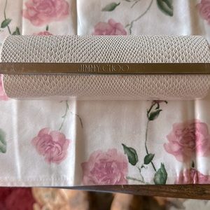 Jimmy Choo Eye glass case snakeskin print